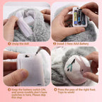 Breathing Bear Plush Toy - Soothing Sleep Companion with Music, Light & Motion