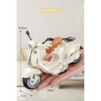 Moto Scooter Ride-On Toy - Pedal-Powered with Lights & Realistic Sounds