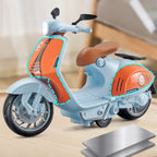 Moto Scooter Ride-On Toy - Pedal-Powered with Lights & Realistic Sounds