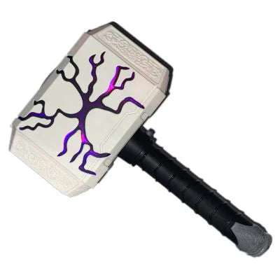 Avengers Captain America Shield & Thor Hammer Set - Soft Bullet Toys with Lights