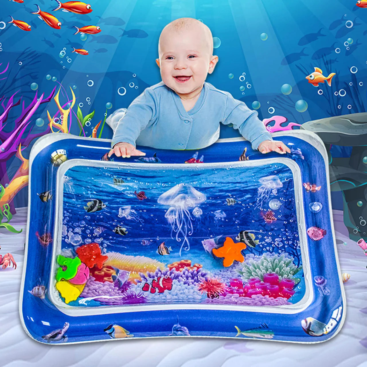 Baby Water Crawling Play Mat Main image