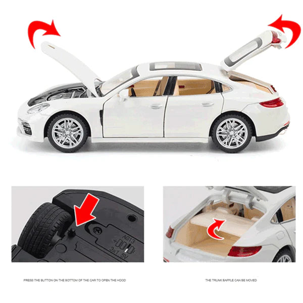 1:24 Scale Porsche Panamera Die-Cast Model - Luxury Sedan Alloy Collectible