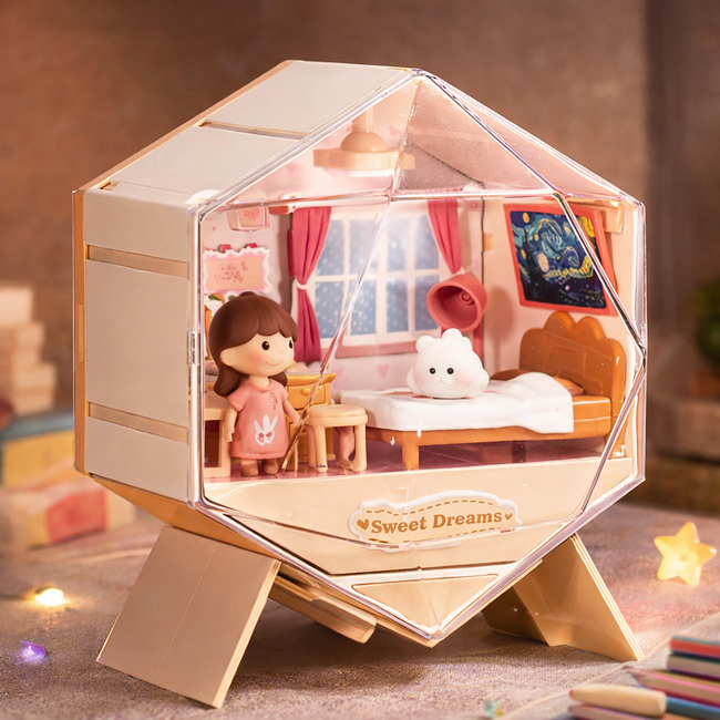 Diy Miniature Doll House Cottage Handmade Art & Pretend Play Set ✨🏡 Main Image