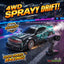 4WD Remote Control Drift Racing Car with Exhaust Spray Effect