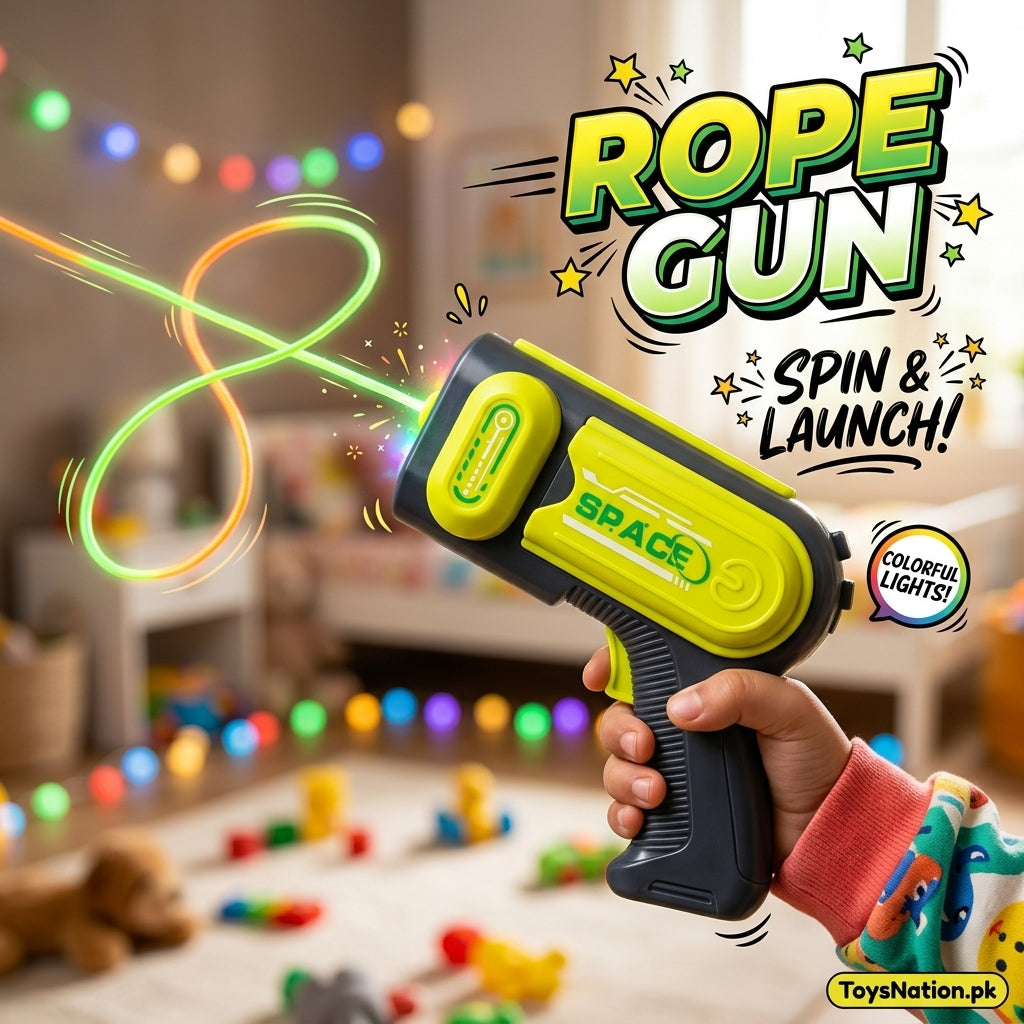 Space Series Light-Up Rope Gun Toy for Kids Secondary image