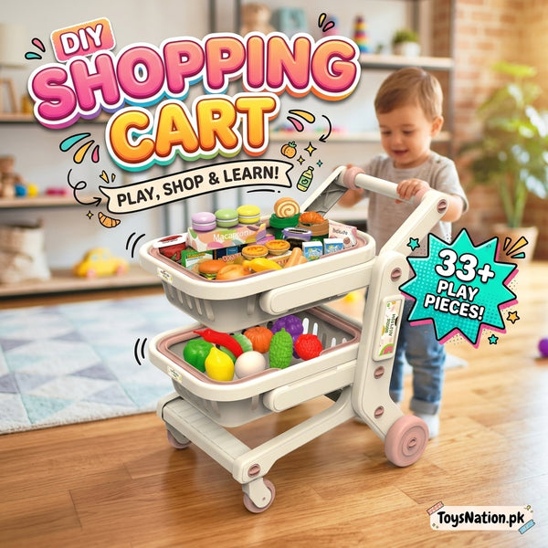 Kids’ Shopping Cart Playset