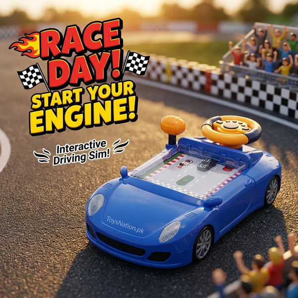 Adventure Steering Wheel Racing Game Toy for Kids