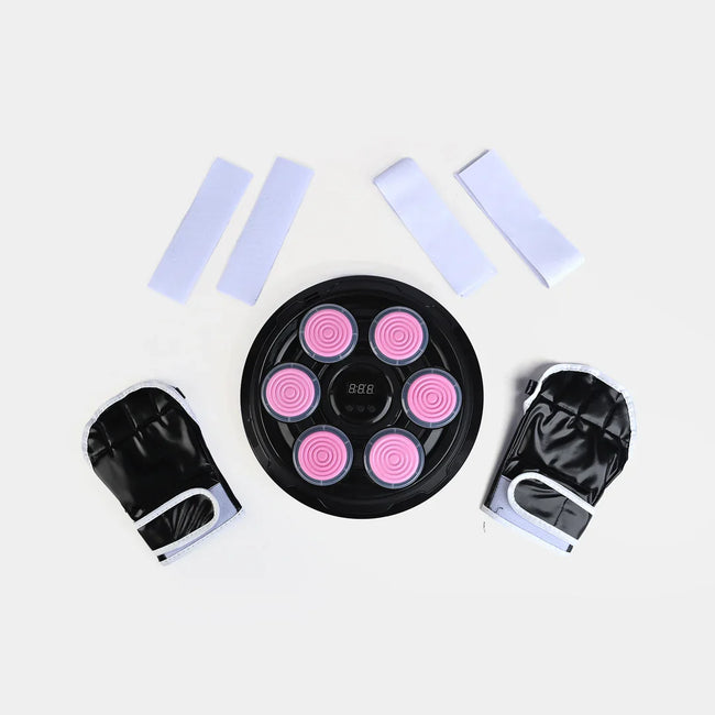 Interactive Boxing Wall Game - Light-Up Reaction Training Toy with Music for Kids Main Image