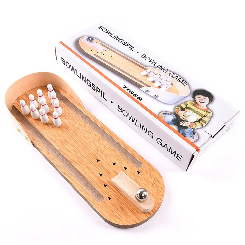 Wooden Desktop Bowling Game Secondary image