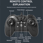 Mini RC Robot Dog - 2.4GHz 8-Wheel Stunt Toy