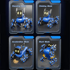 Mini RC Robot Dog - 2.4GHz 8-Wheel Stunt Toy