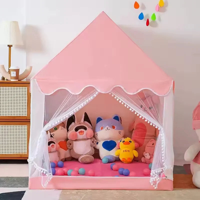 Fantasy Castle Tent Playhouse - Kids Play Tent for Indoor & Outdoor Use Secondary image