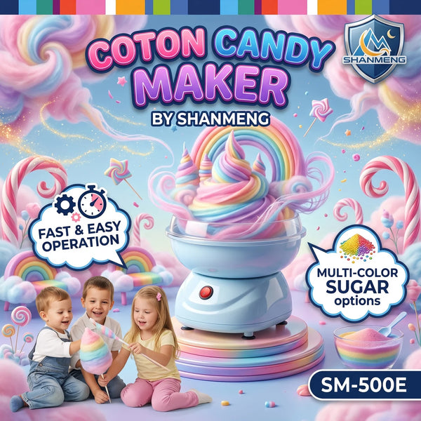 Electric Cotton Candy Maker Machine For Home Kids