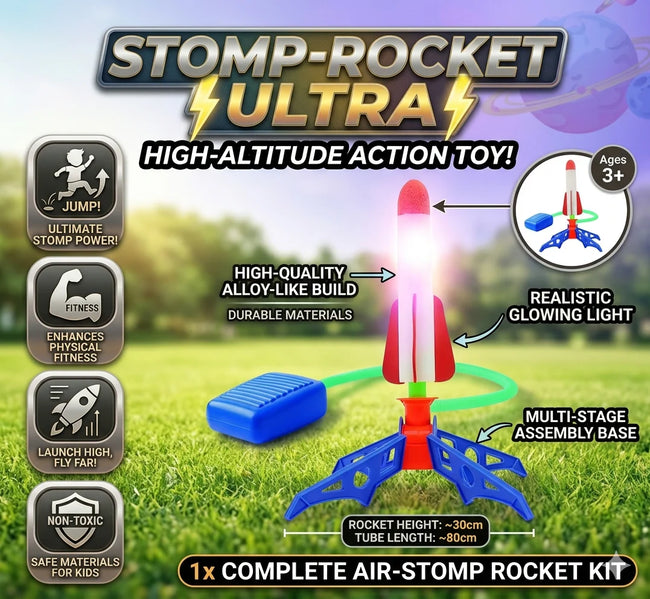 Air Rocket Foot Pump Launcher Hover Image