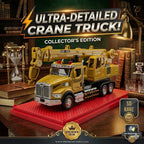 1:24 Scale Die-cast Crane Construction Truck With Light and Sound