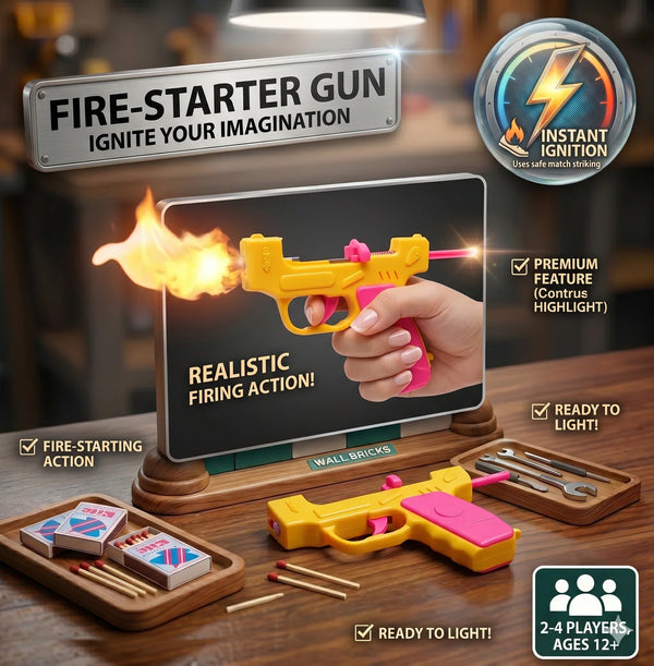 High Quality Pretend Play Matchstick Gun Toy