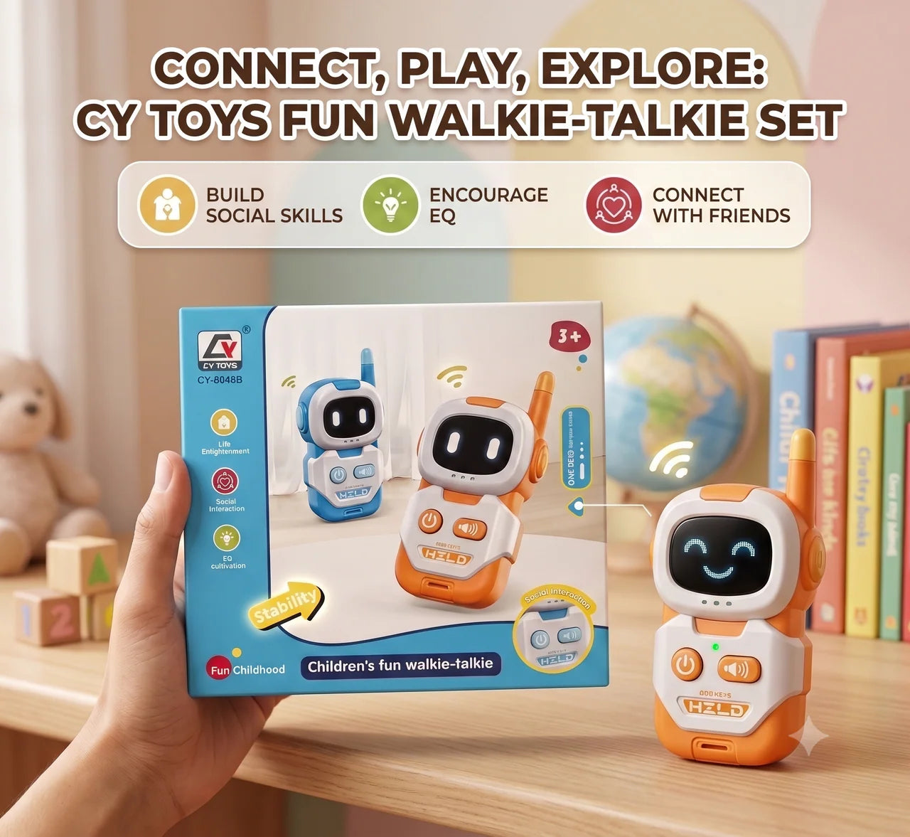 Children's Fun Walkie-talkie Robot Toy