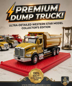 1:24 Scale Die-cast Dump Construction Truck With Light and Sound