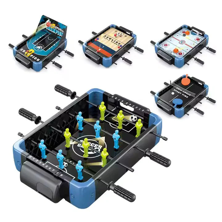 5-in-1 Tabletop Football Game - Multi-Game Sports Table for Kids