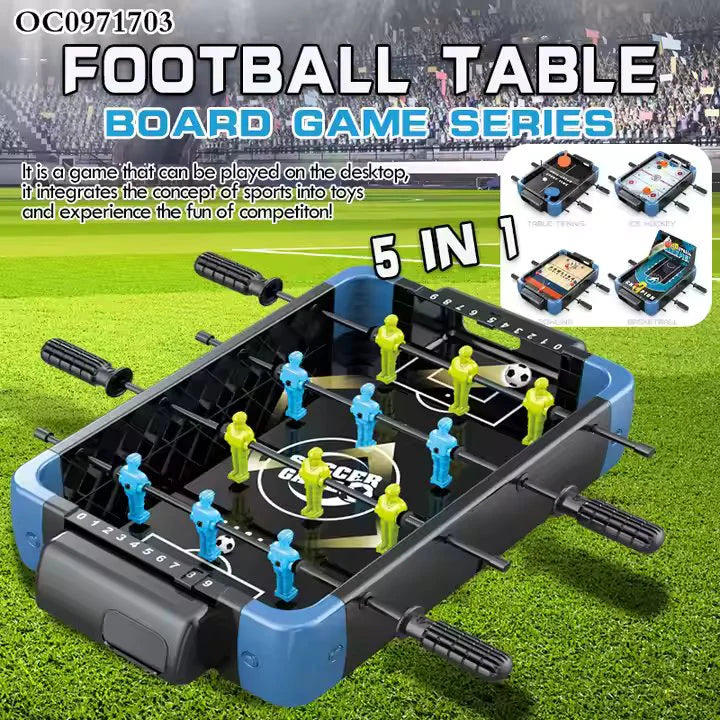 5-in-1 Tabletop Football Game - Multi-Game Sports Table for Kids Secondary image