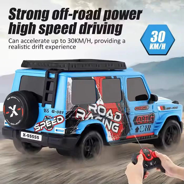 Rechargeable RC High-Speed Jeep - Remote Control Off-Road Car for Kids