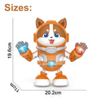 Electric Dancing Space Rabbit Toy - Walking Musical Toy with Lights & Sound
