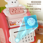 Multi-function Cartoon Atm Piggy Bank With Fingerprint Password