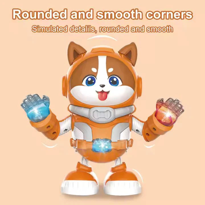 Electric Dancing Space Rabbit Toy - Walking Musical Toy with Lights & Sound