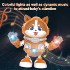 Electric Dancing Space Rabbit Toy - Walking Musical Toy with Lights & Sound