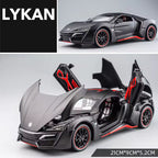 1:24 Scale Lykan Hypersport Die-Cast Model - Alloy Supercar with Opening Doors & Hood