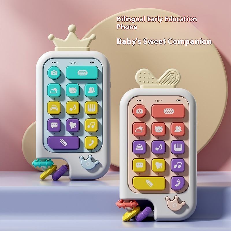 Kids Educational Mobile Phone Toy - Interactive Learning Phone with Sounds