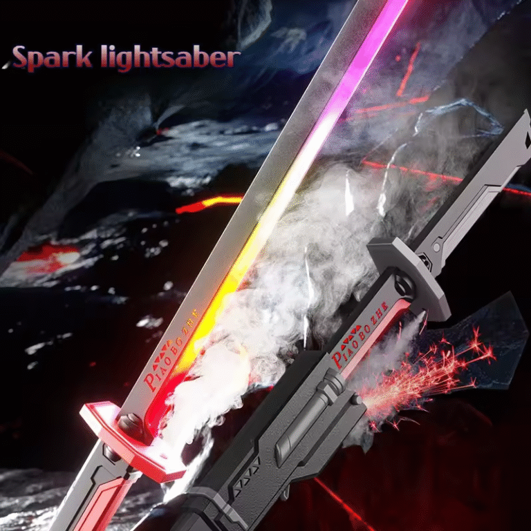 Sparkblade LED Sword - Light-Up Katana Sword with Smoke & Spark Effects