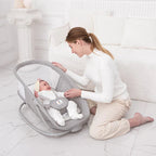 Mastela Deluxe 4-in-1 Electric Swing Bassinet Rocker with Food Tray