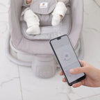 Mastela Deluxe 4-in-1 Electric Swing Bassinet Rocker with Food Tray