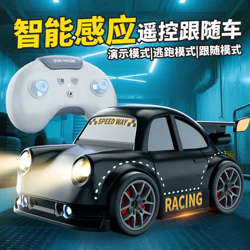 2.4GHz RC Mini Drift Car - Remote & Gesture Control with LED Lights