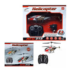 3.5-Channel RC Helicopter with LED Lights - Infrared Remote Control for Kids