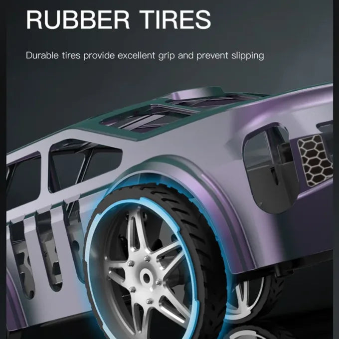 2-in-1 RC Flying Car - 2.4GHz Remote Control Land & Air Dual-Mode with LED Lights