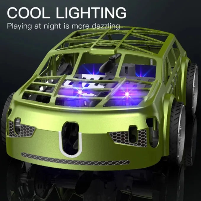 2-in-1 RC Flying Car - 2.4GHz Remote Control Land & Air Dual-Mode with LED Lights