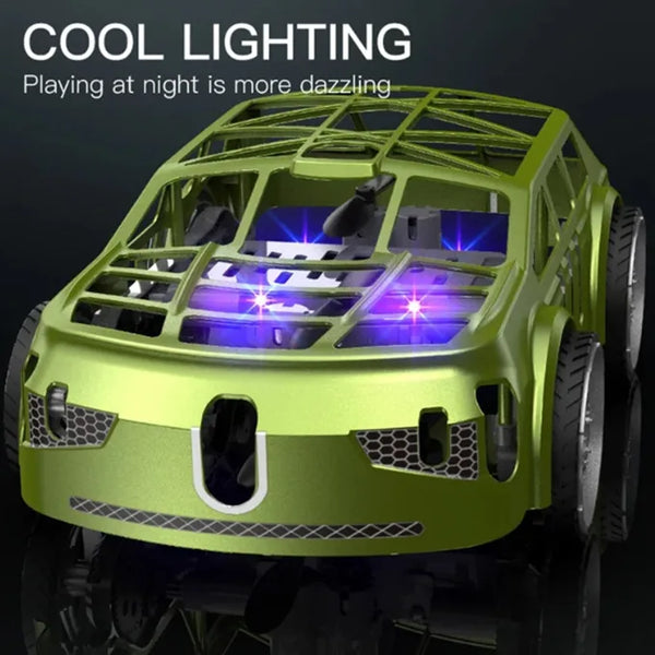 2-in-1 RC Flying Car - 2.4GHz Remote Control Land & Air Dual-Mode with LED Lights