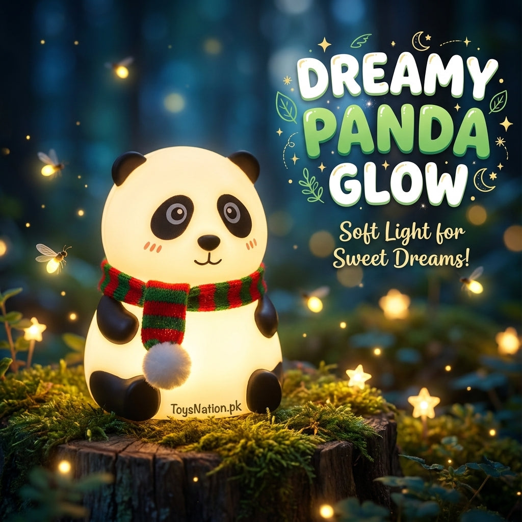 Dreamy Panda Glow Night Light – Soft Silicone LED Lamp for Kids Secondary image