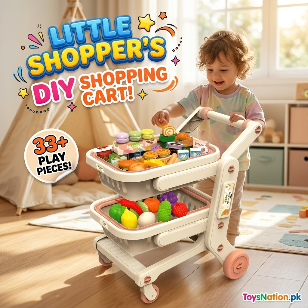 Kids’ Shopping Cart Playset Main image