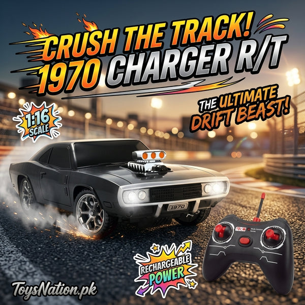 1:16 Scale 1970 Charger R/T Remote Control Drift Car