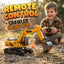 Remote Control Crawler Excavator Toy with Digging Action for Kids – Ages 8+