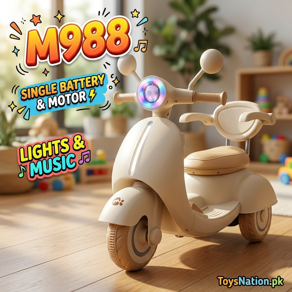 My First Ride-On Scooter for Toddlers with Lights & Music