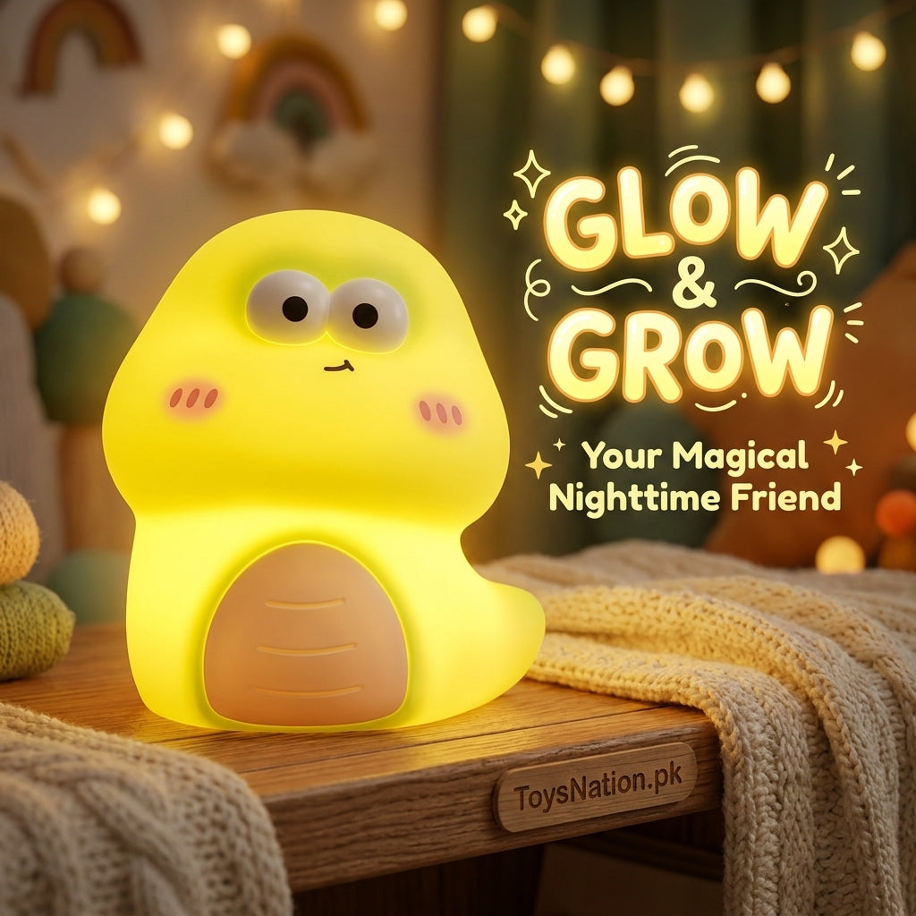 Glow & Grow Dinosaur Silicone Night Light – Magical Soft Glow Lamp for Kids Secondary image