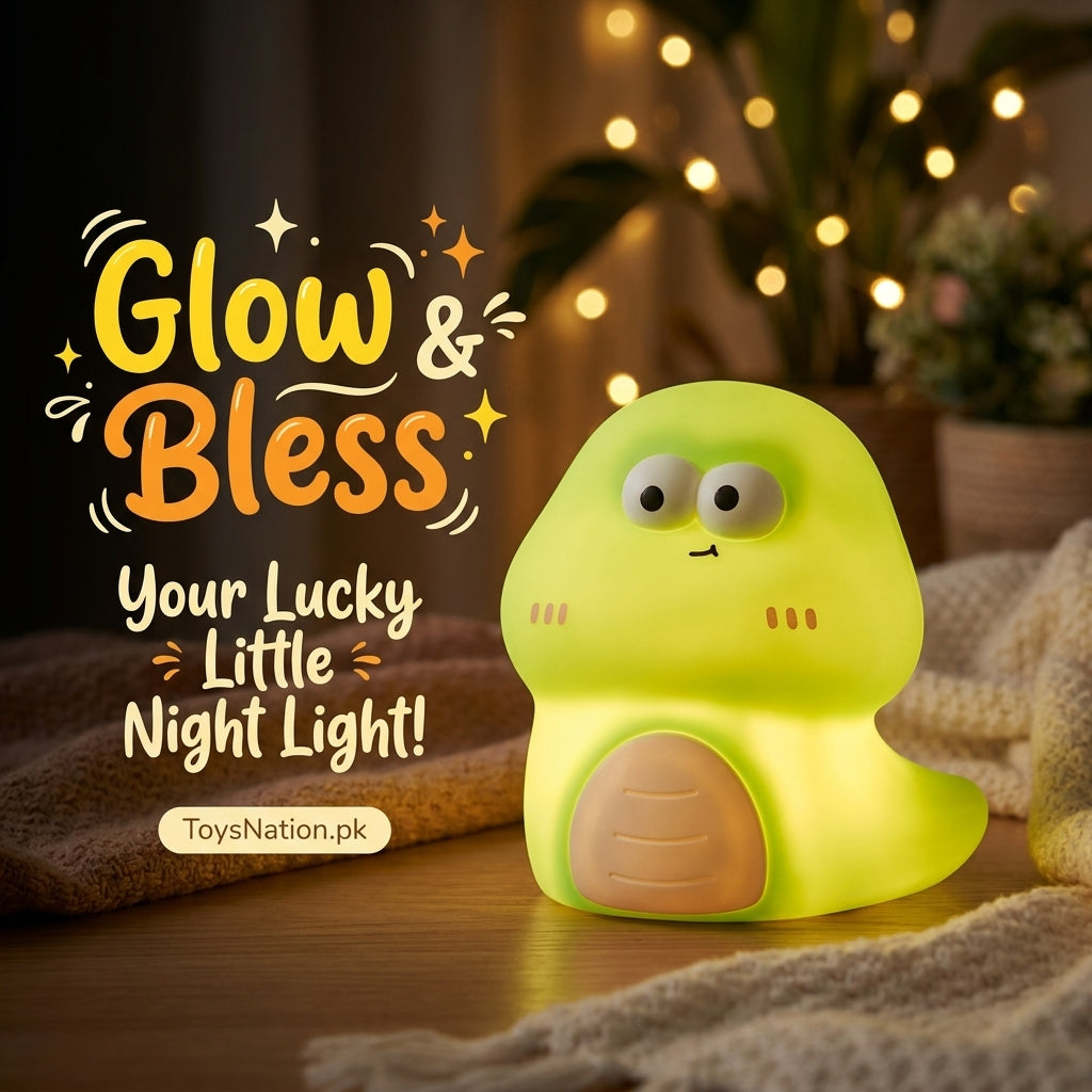 Glow & Grow Dinosaur Silicone Night Light – Magical Soft Glow Lamp for Kids Main image
