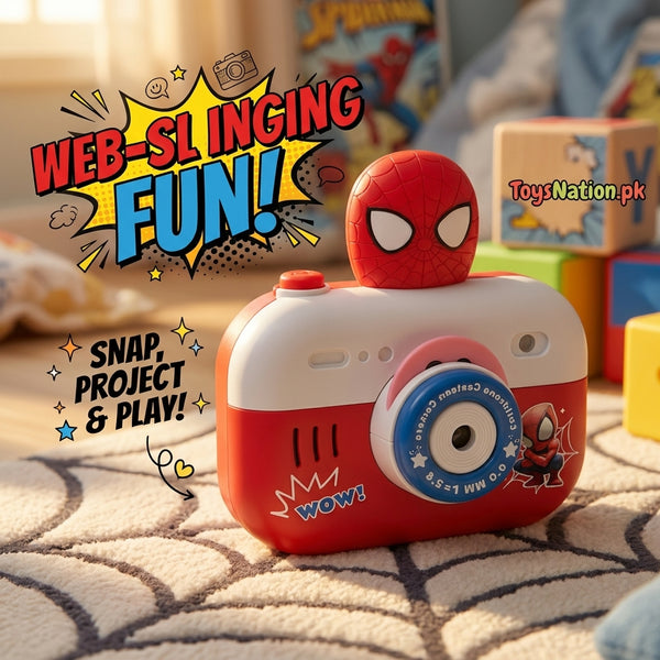 Cute Spiderman Camera Toy for Kids - Pack of 1