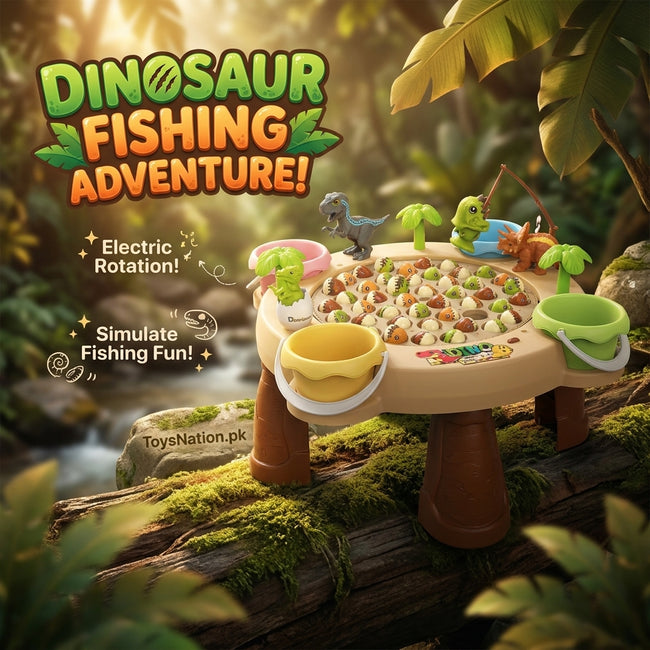 🦖 Dino Electric Fishing Game Table 🎣 Main Image