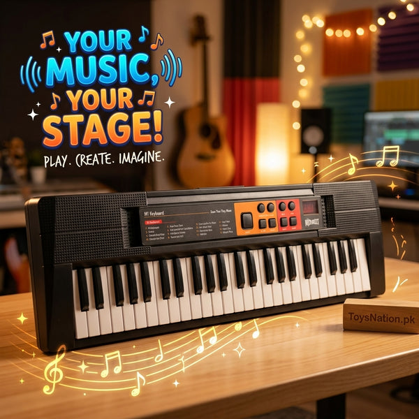44-key Electronic Keyboard With Microphone