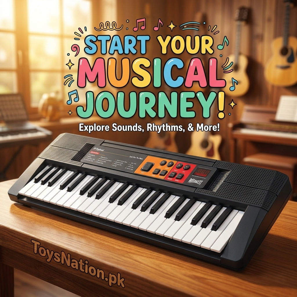 44-key Electronic Keyboard With Microphone Secondary image